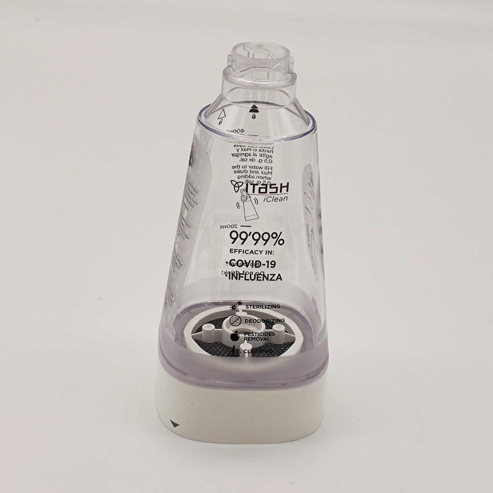 Recambio de botella de 400ml con membrana electrolítica para Itash iClean