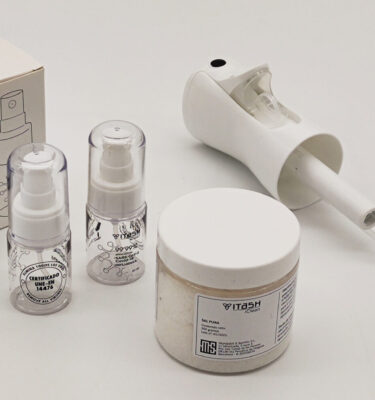 Cabezal pulverizador + Sal pura 200gr. + Pack 2 mini sprays Itash iClean