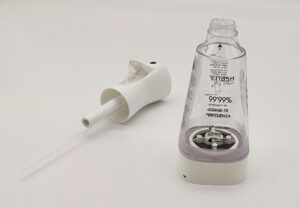 Recambio cabezal pulverizador y botella de 400ml con membrana electrolítica para Itash iClean